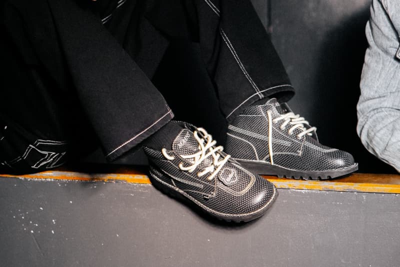 mains, skepta, kickers, footwear, furry mule, red shoe, hi top boots