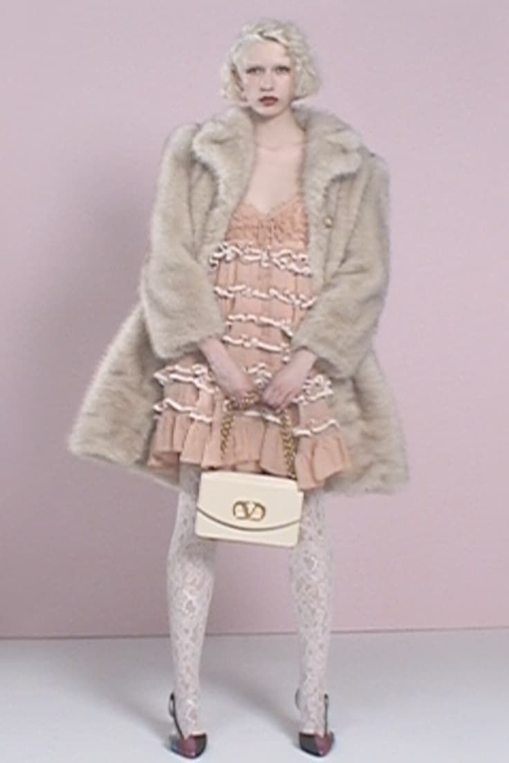 valentino, campaign, garavani bag, lace bodysuit, woman, body, handbags