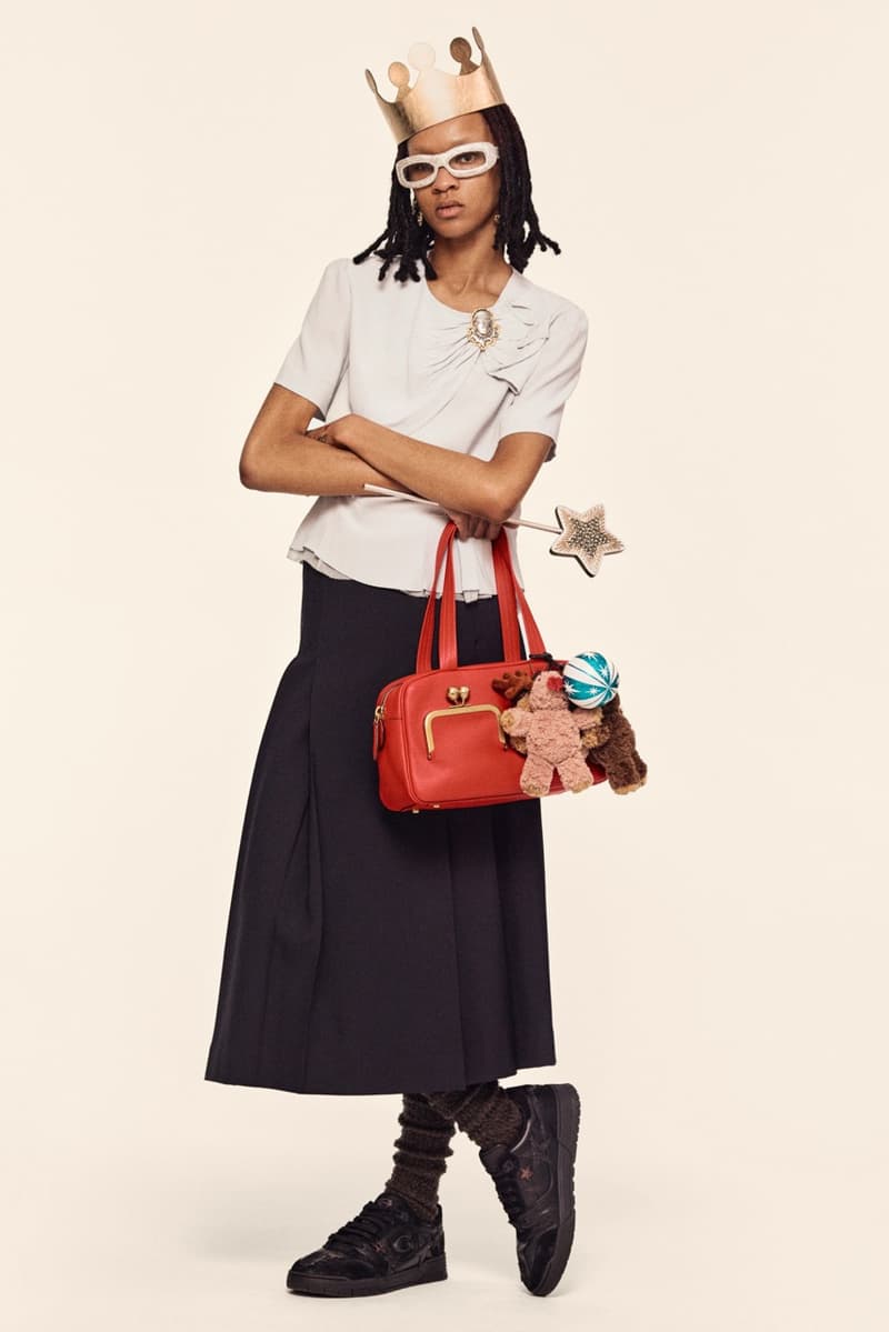 coach, stuart vevers, animal ears, bunny, plush charms, tiger stripe sneakers, sheer mesh top