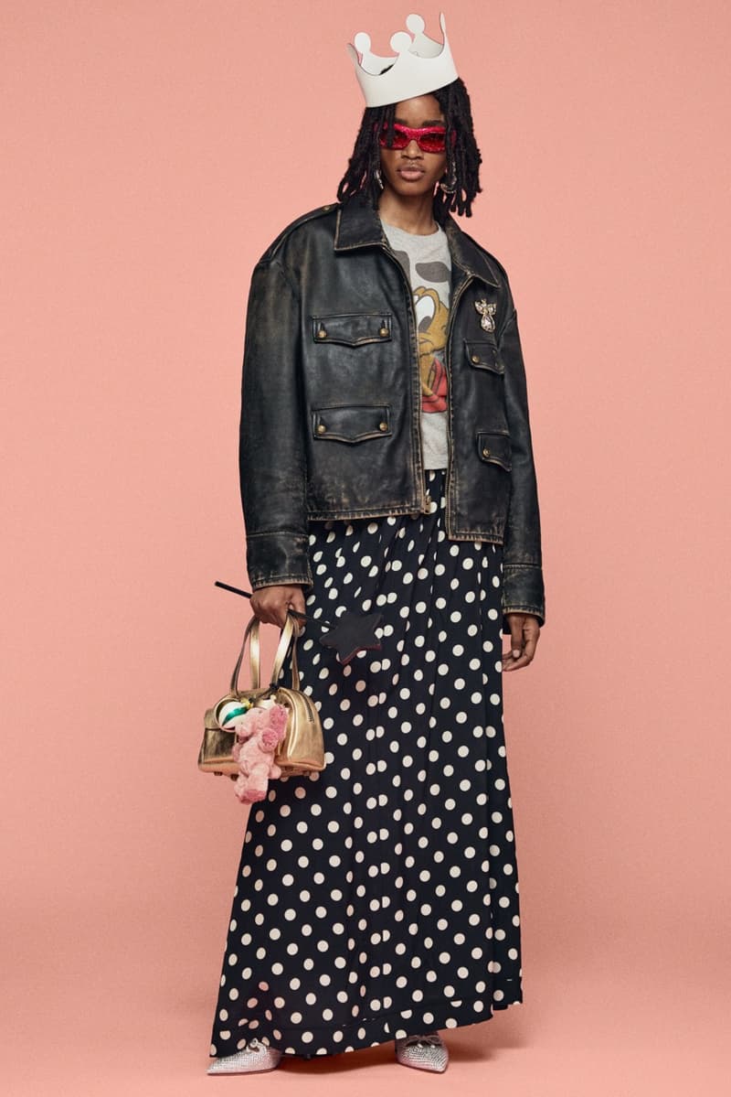 coach, stuart vevers, animal ears, bunny, plush charms, tiger stripe sneakers, sheer mesh top