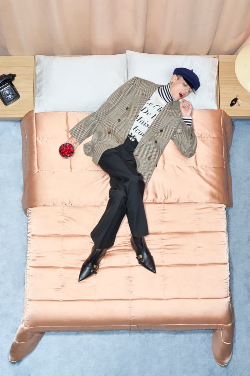 valentino, bed, models, necklaces, women, men, lying down, alessandro michele