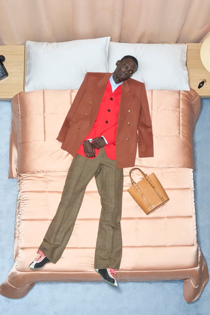 valentino, bed, models, necklaces, women, men, lying down, alessandro michele