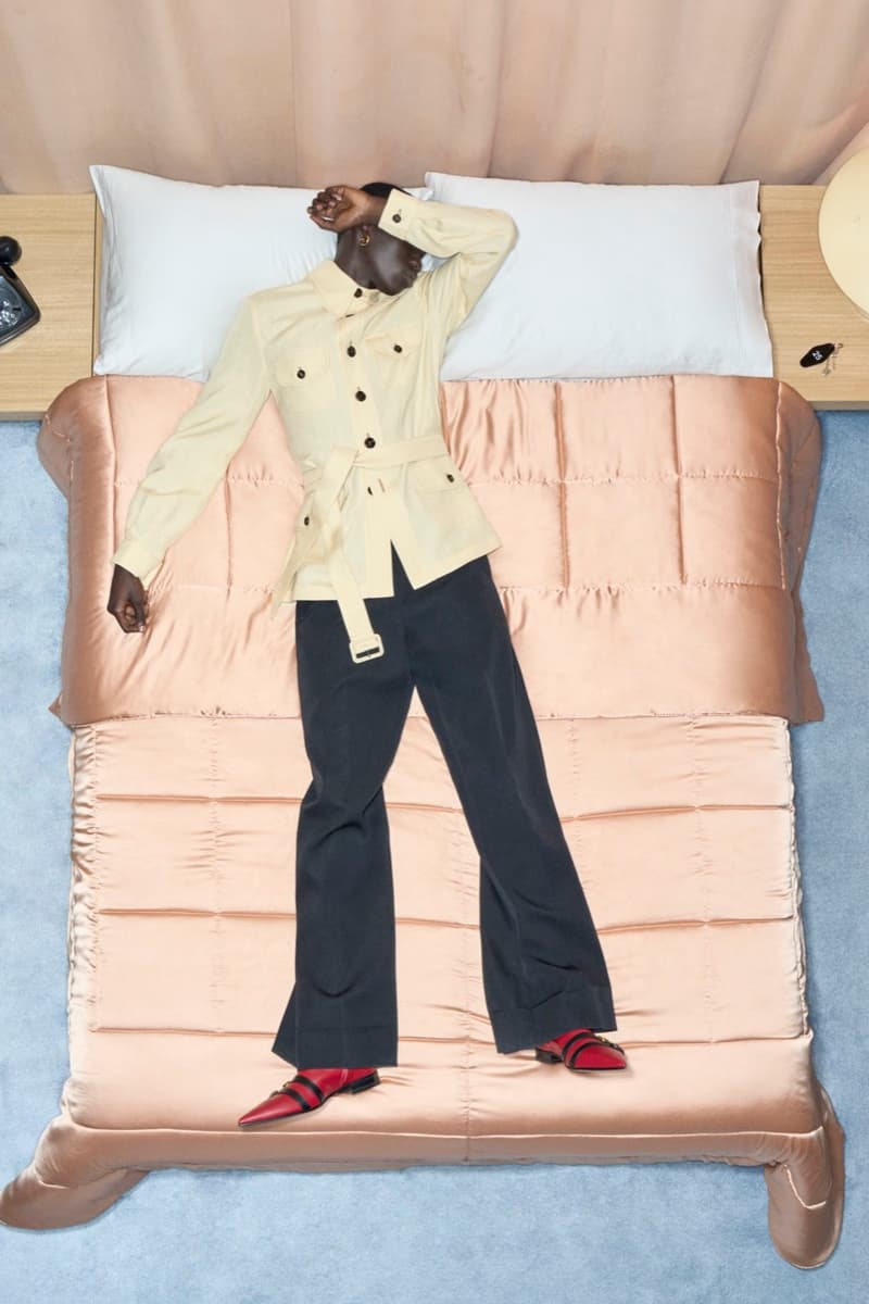 valentino, bed, models, necklaces, women, men, lying down, alessandro michele