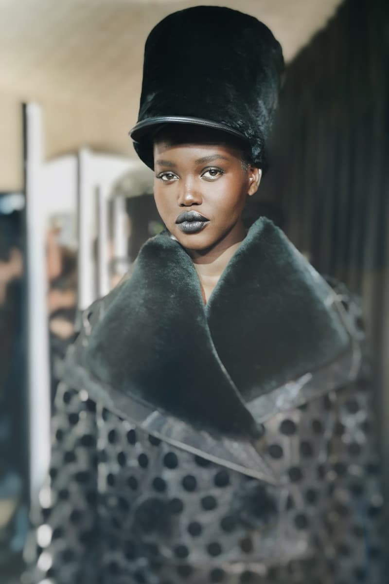 Schiaparelli, Pat McGrath Labs, Makeup, Black Lipstick, Eyeliner, Haute Couture
