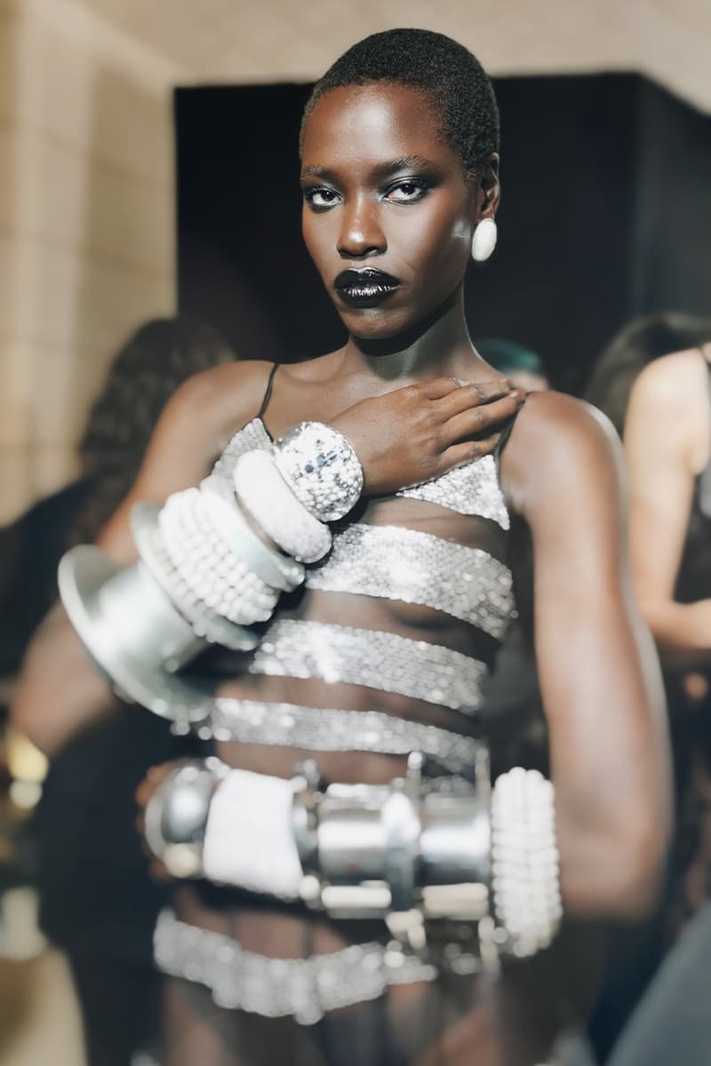 Schiaparelli, Pat McGrath Labs, Makeup, Black Lipstick, Eyeliner, Haute Couture
