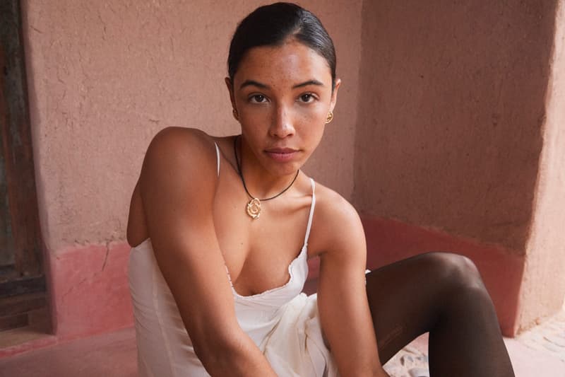 pilgrim jewelry, girls, beach, pool, bikini, gold pendant, silver, earrings, swimwear, sofa, lounging