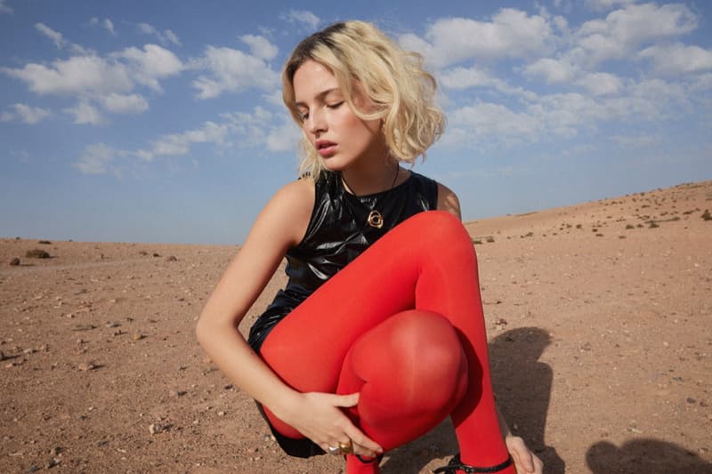 pilgrim jewelry, girls, beach, pool, bikini, gold pendant, silver, earrings, swimwear, sofa, lounging