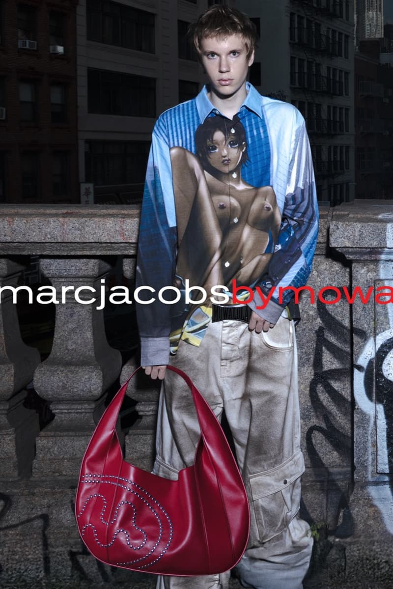 marc jacobs, mowalola, bags, tops, printed clothes, models