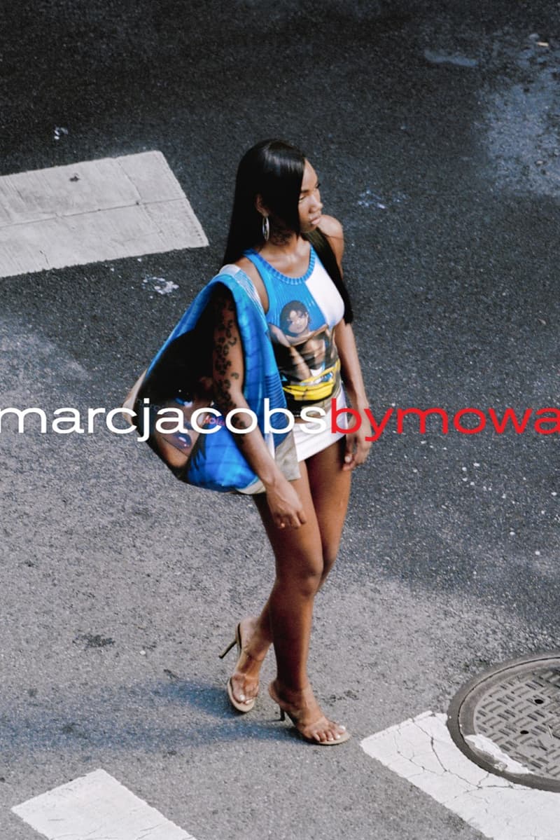 marc jacobs, mowalola, bags, tops, printed clothes, models