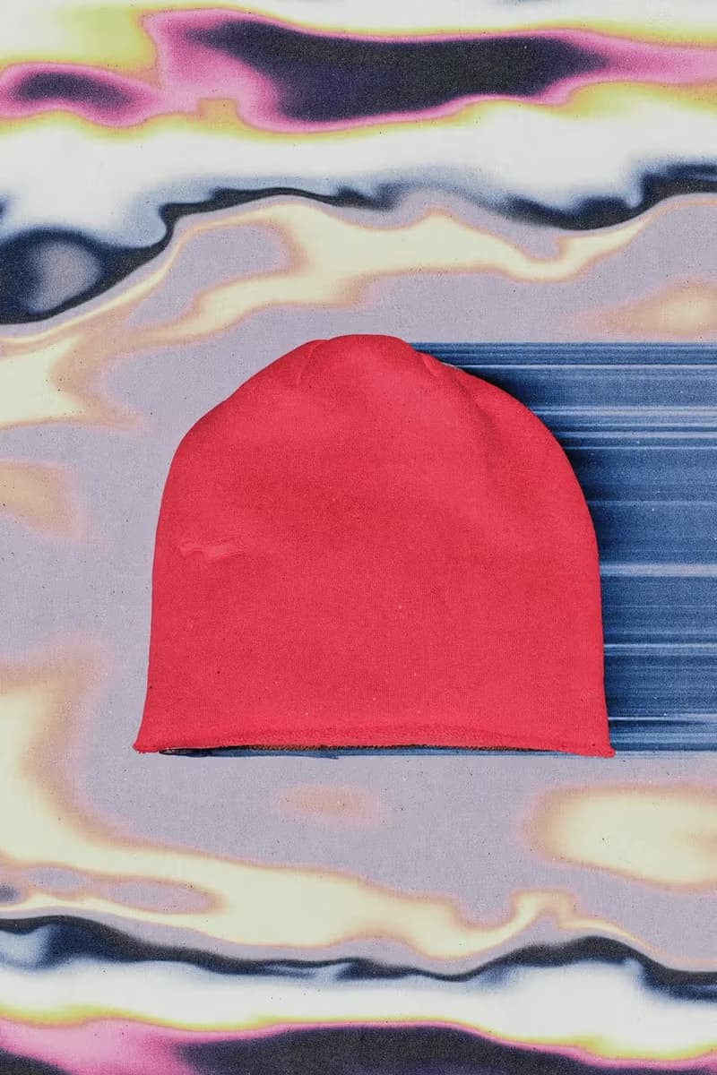 justin bieber, skylrk, green sunglasses, blue slides, puffy, red hat, accessories