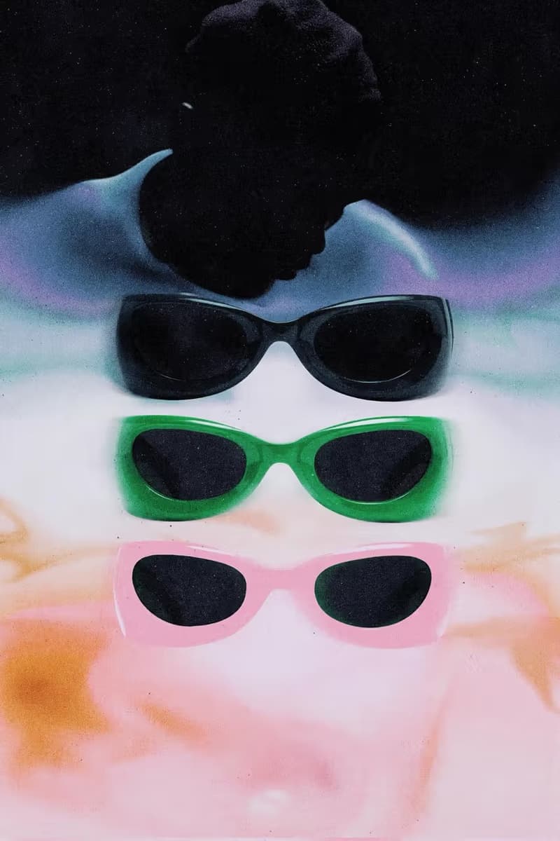 justin bieber, skylrk, green sunglasses, blue slides, puffy, red hat, accessories