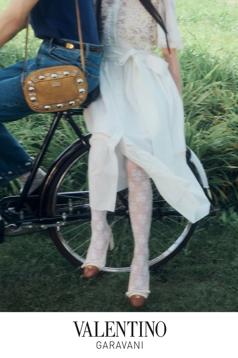 valentino, valentine's day, couples, china, suede bags, flowers, grass