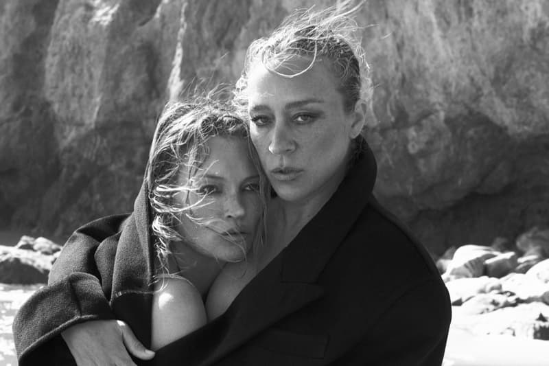 kate moss, chloe sevigny, saint laurent, women, dresses