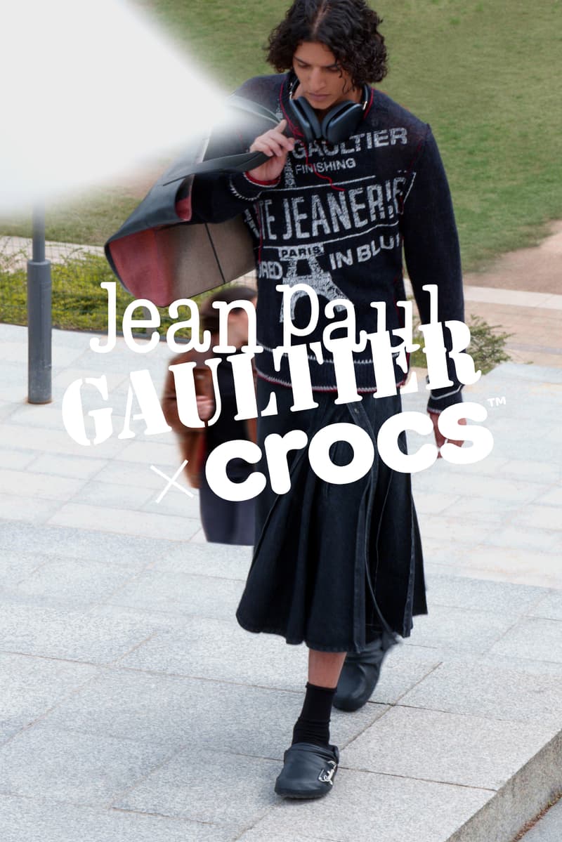 crocs, classic clogs, clog, jean paul gaultier, women, legs, street