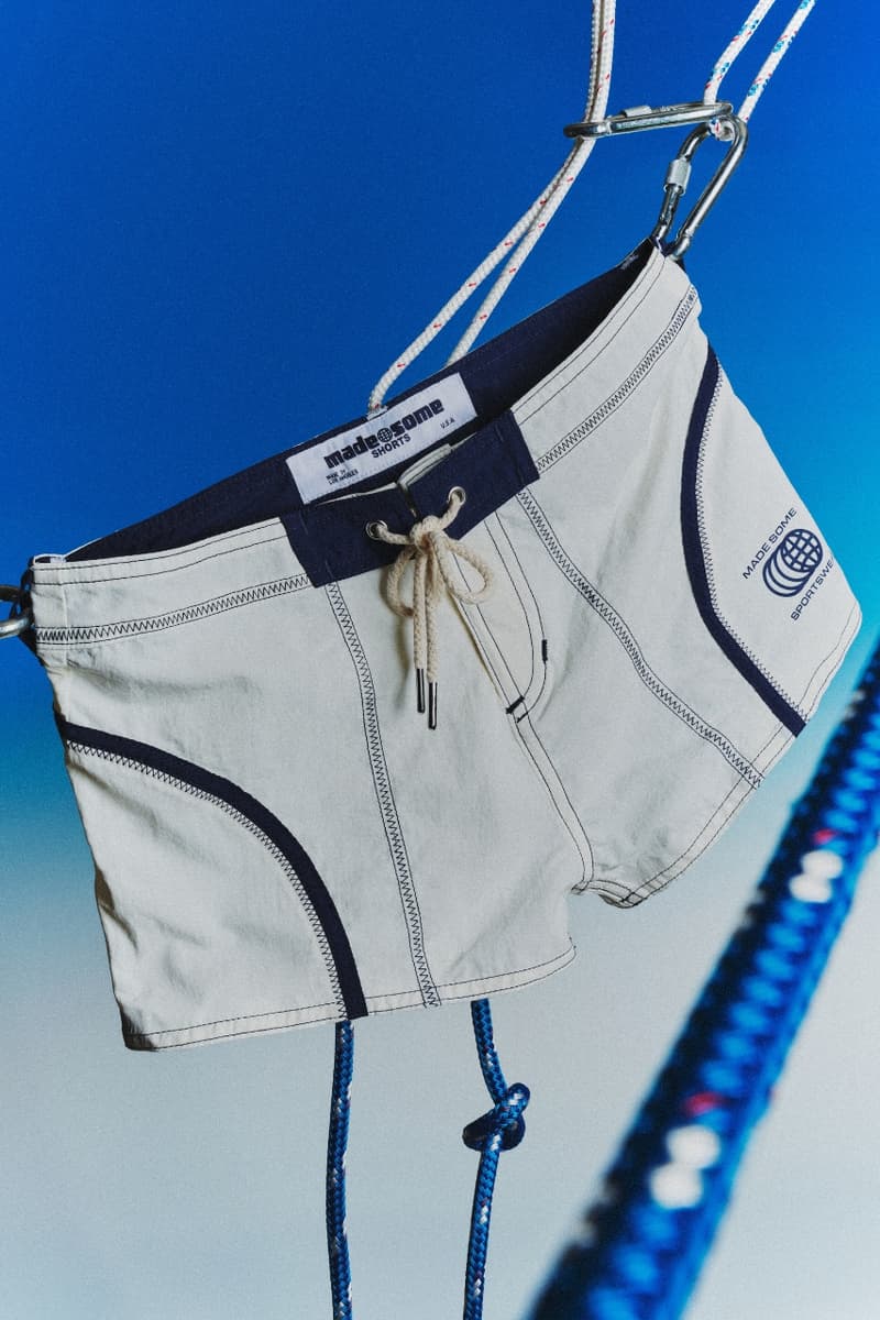 Made Some Sportswear, Vintage-inspired shorts, retro sportswear, surf shorts 