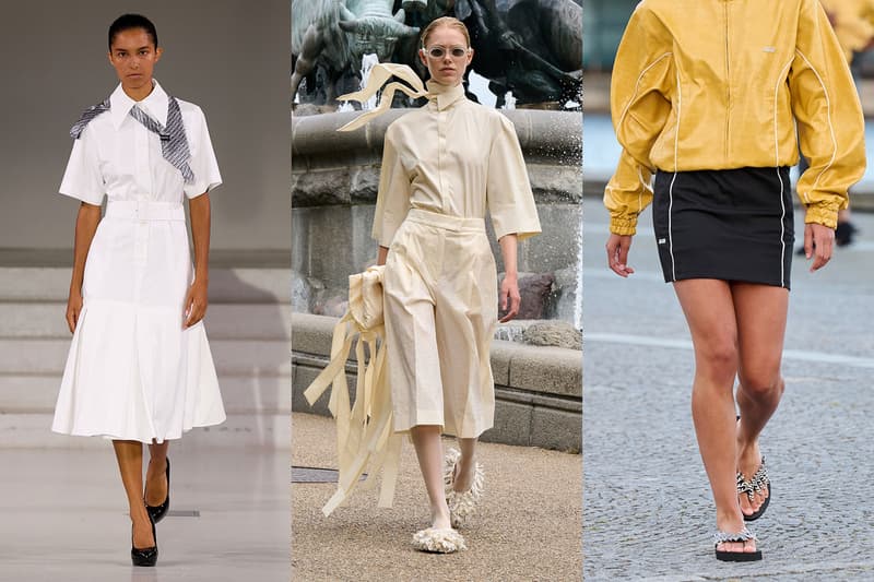 copenhagen, runways, flip flops, 3d printed, ties, naked body, milan, clashing colors, versace, fendi, prada