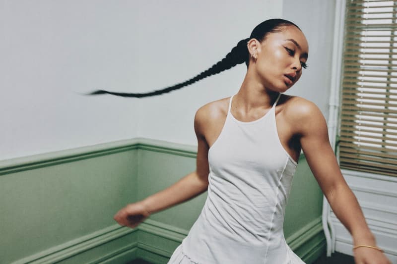 griff, asics, sneakers, girl, music artist, blue carpet, dresses, movement