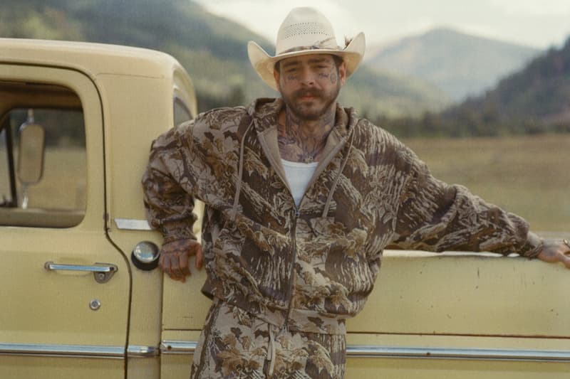 post malone, skims, camo, men, underwear, boxers, horse, cowboy hat