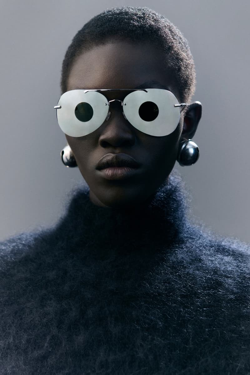 acne studios, camero bag, red leather, woman, model, tights, body