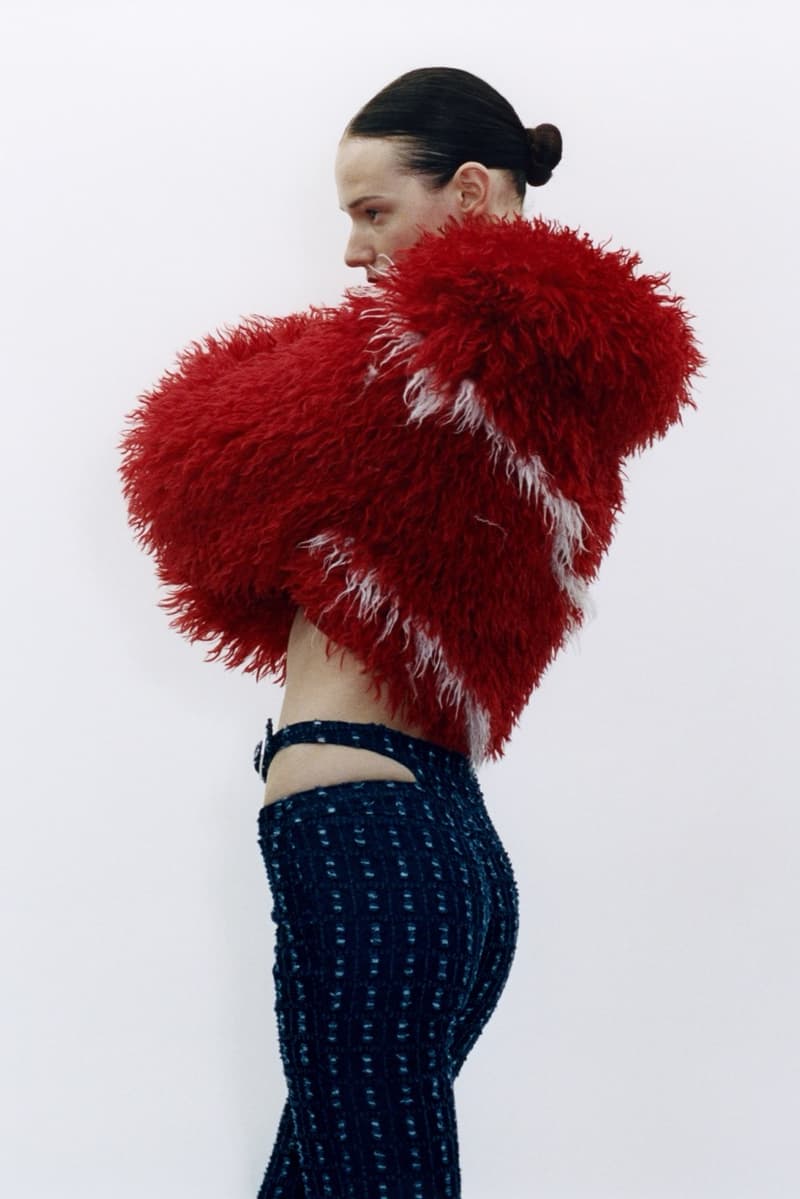 jakke, faux fur coats, mongolian coat, faux leather, red furry jacket, bodycon dress