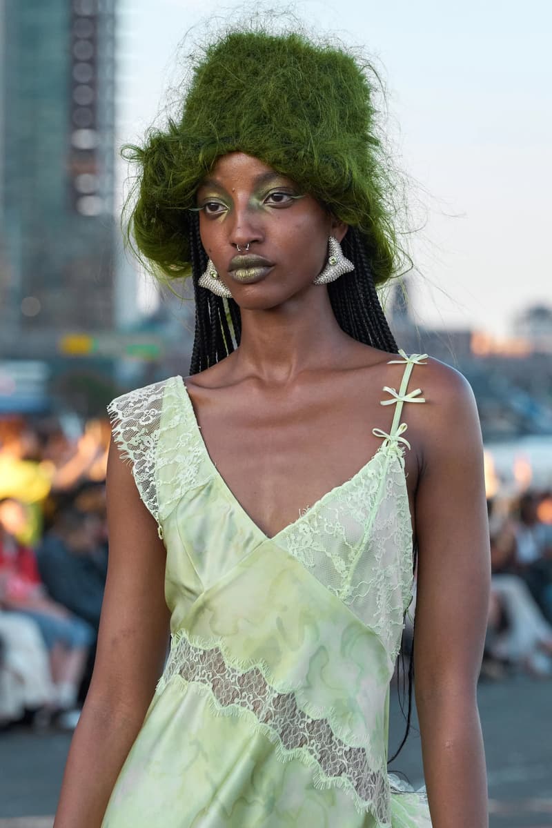 Isamaya Ffrench, Collina Strada SS26, Hillary Taymour, Lashify, NYFW, New York Fashion Week, Makeup, Runway Beauty