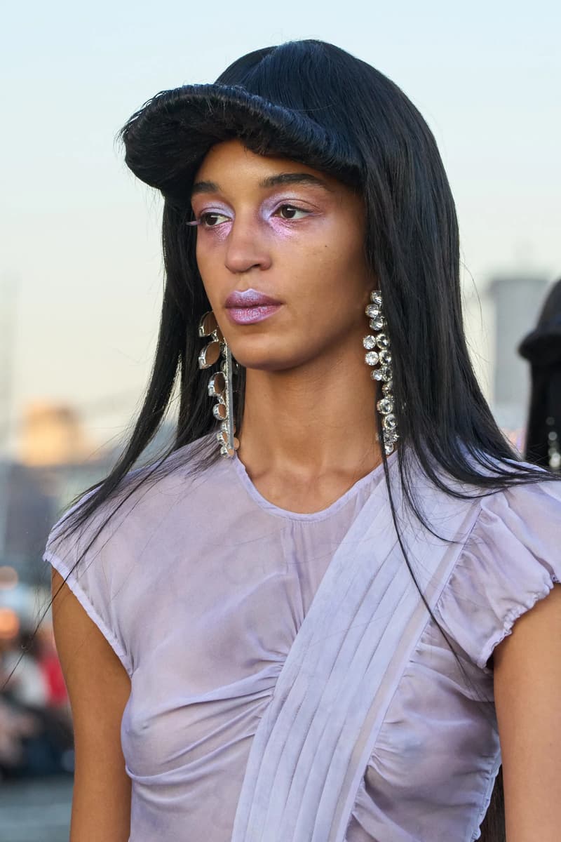 Isamaya Ffrench, Collina Strada SS26, Hillary Taymour, Lashify, NYFW, New York Fashion Week, Makeup, Runway Beauty