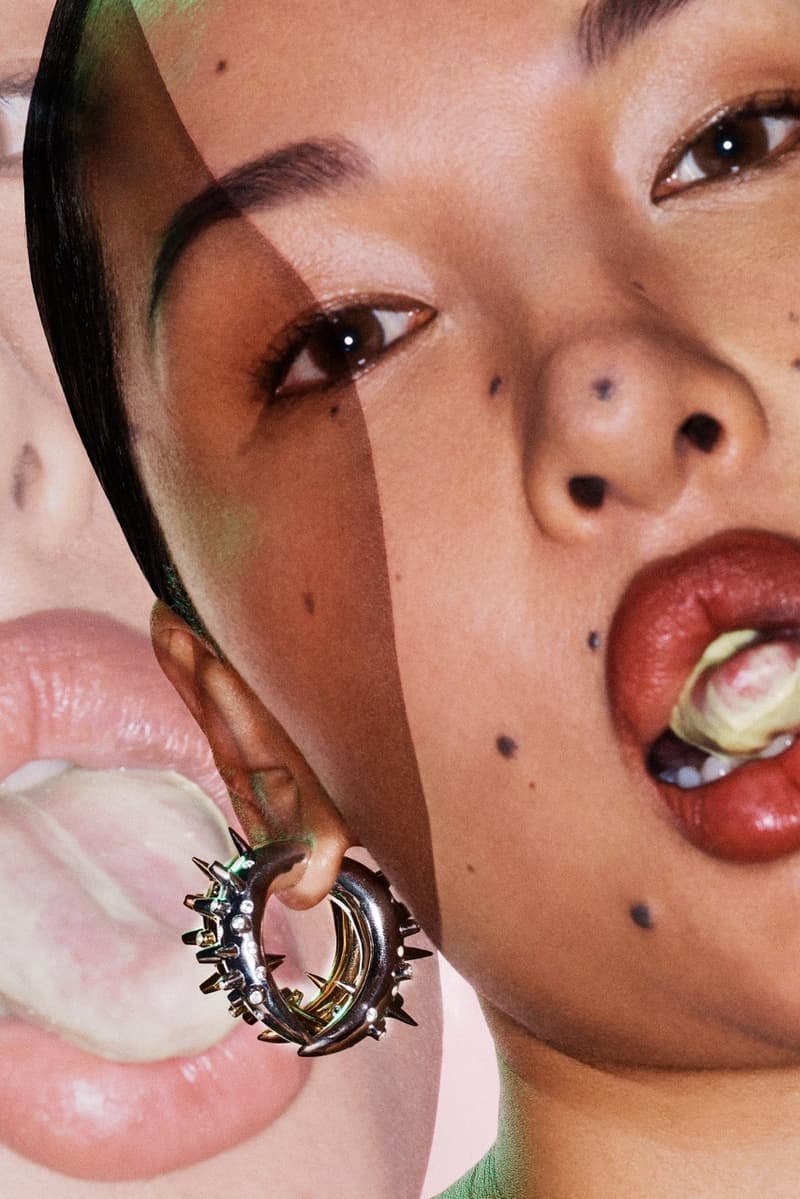 collina strada, tsunaina, jewelry collection, rings, sharp nails, model, necklaces, earrings