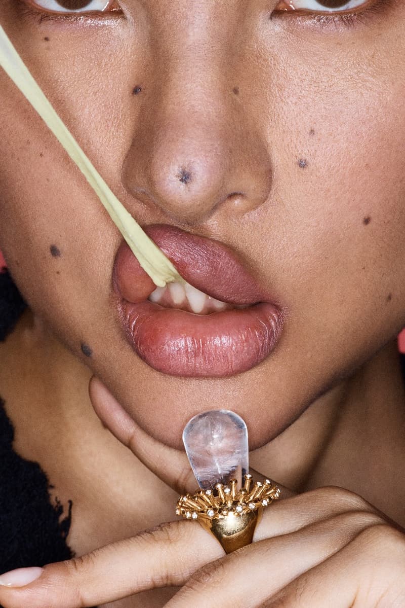 collina strada, tsunaina, jewelry collection, rings, sharp nails, model, necklaces, earrings