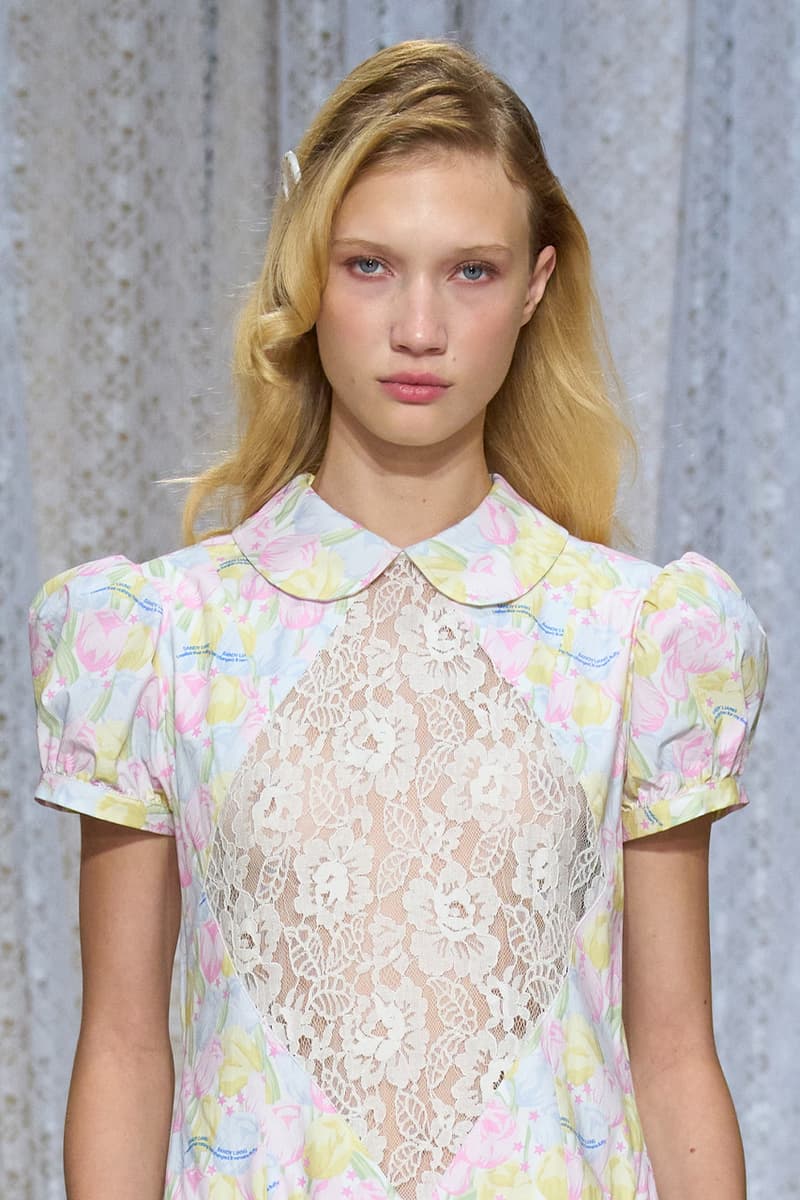 Sandy Liang, SS26, New York Fashion Week, Runway Beauty, Charlie Riddle, Stila Cosmetics, Beauty of Joseon, Makeup, Skincare, Clean Girl