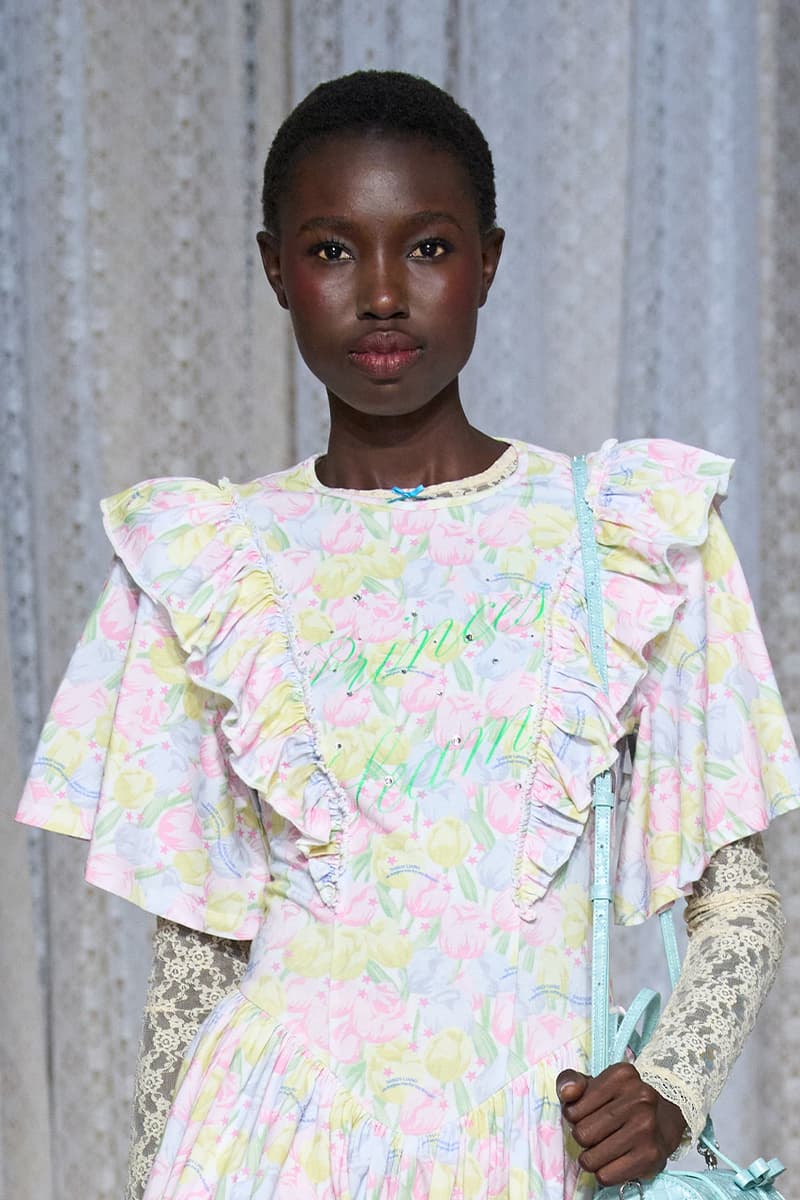 Sandy Liang, SS26, New York Fashion Week, Runway Beauty, Charlie Riddle, Stila Cosmetics, Beauty of Joseon, Makeup, Skincare, Clean Girl