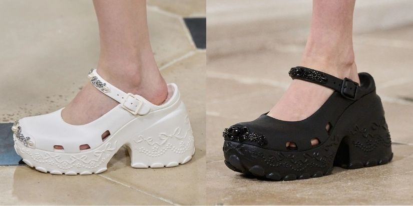 Simone Rocha Just Teased a New Crocs Collab on the Runway