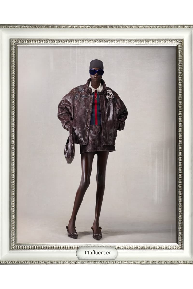 demna, gucci, characters, campaign, trench coats, leather jackets, bags, gg monogram