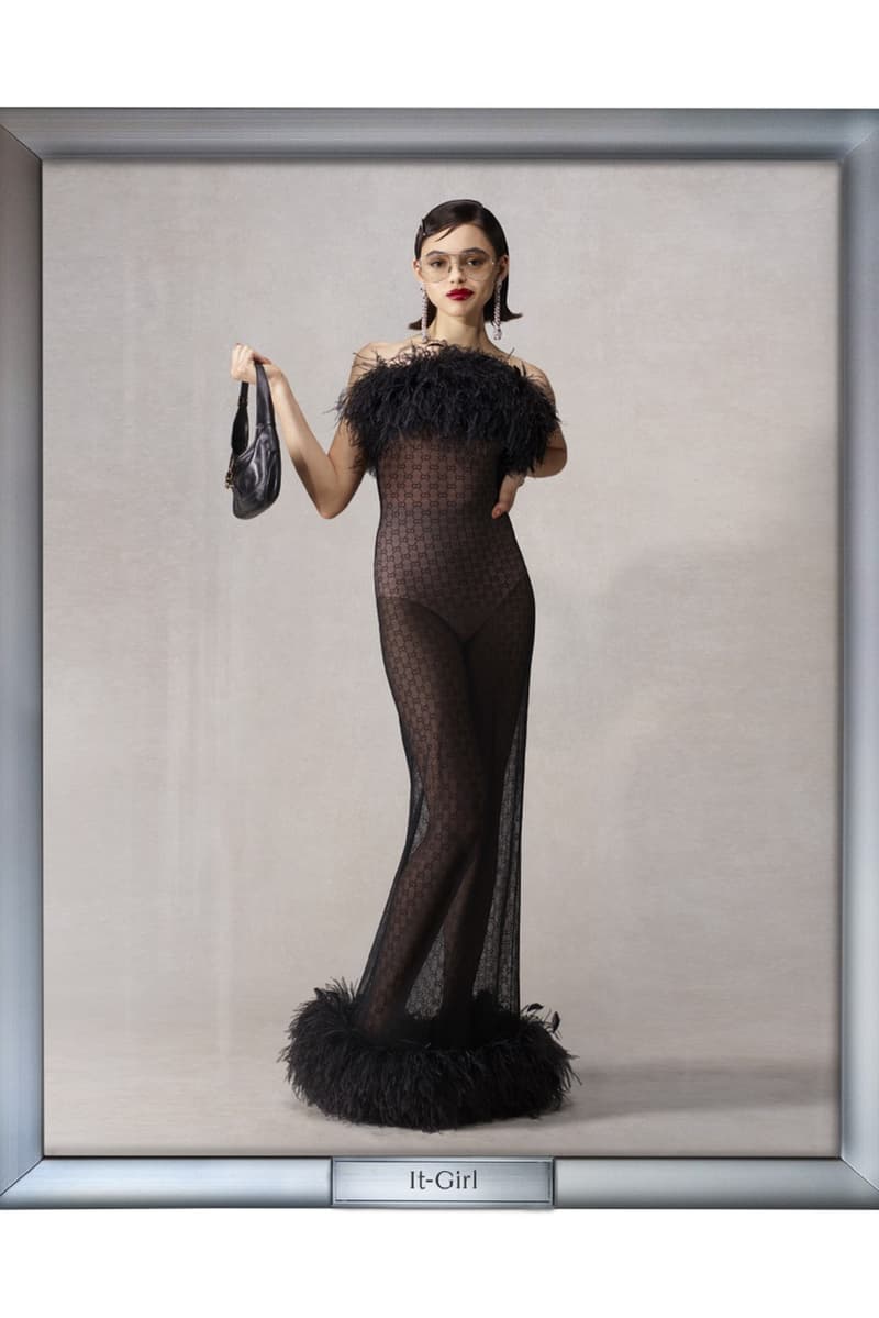 demna, gucci, characters, campaign, trench coats, leather jackets, bags, gg monogram