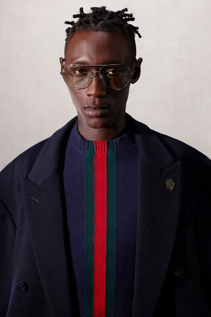 demna, gucci, characters, campaign, trench coats, leather jackets, bags, gg monogram