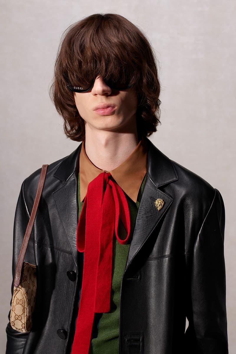 demna, gucci, characters, campaign, trench coats, leather jackets, bags, gg monogram