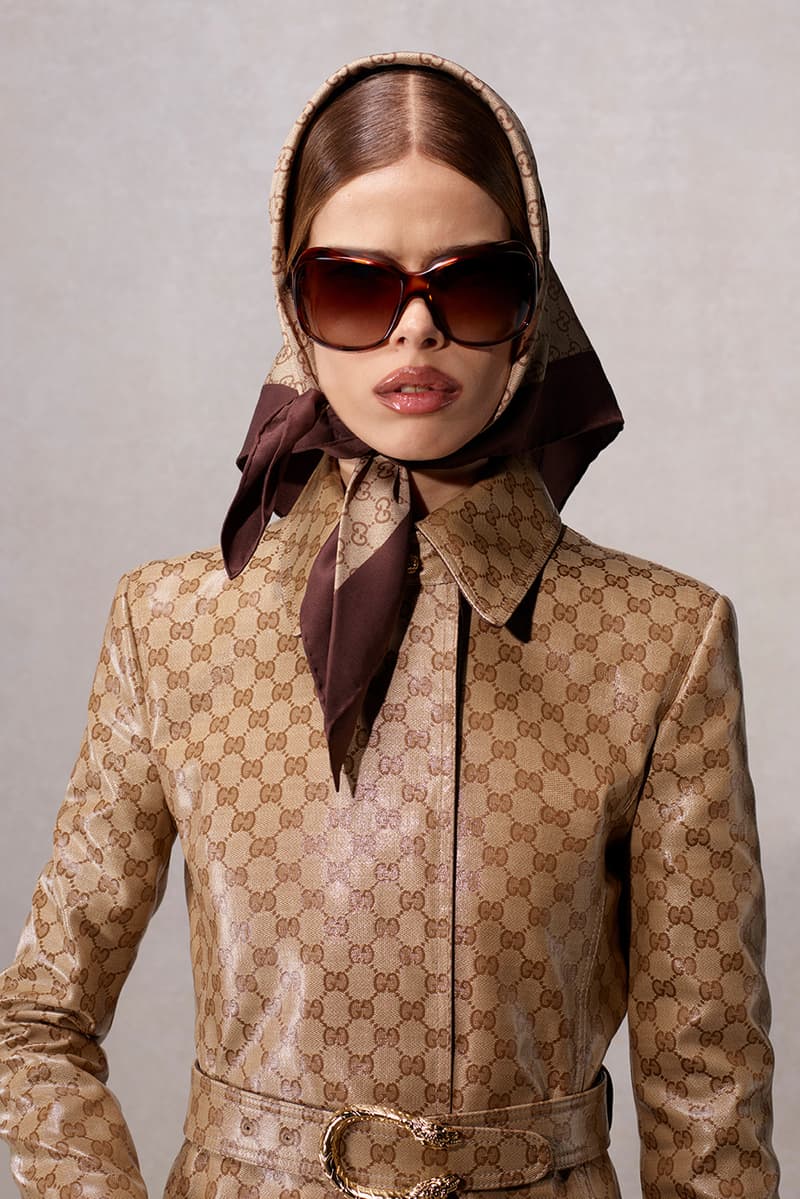 demna, gucci, characters, campaign, trench coats, leather jackets, bags, gg monogram