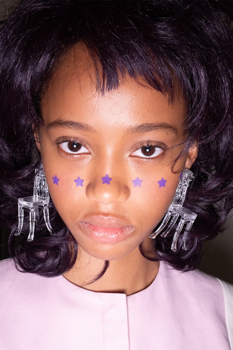 Ashley Williams, SS26, Spring/Summer 2026, London Fashion Week, Starface, Pimple Patches, Skincare, Runway Beauty