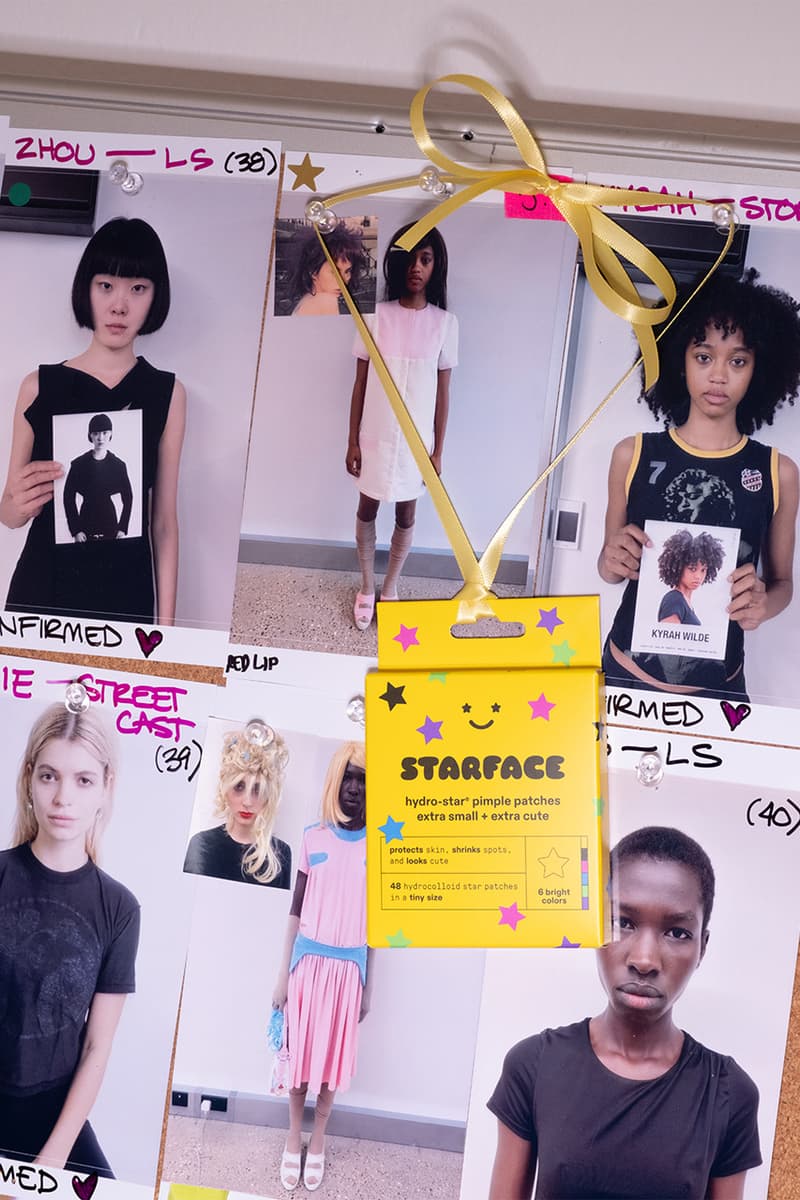 Ashley Williams, SS26, Spring/Summer 2026, London Fashion Week, Starface, Pimple Patches, Skincare, Runway Beauty