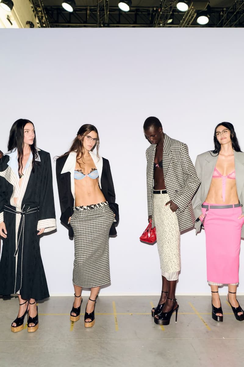 The Attico, SS26, Milan Fashion Week, Backstage, Lingerie, Runway, Ice Spice 