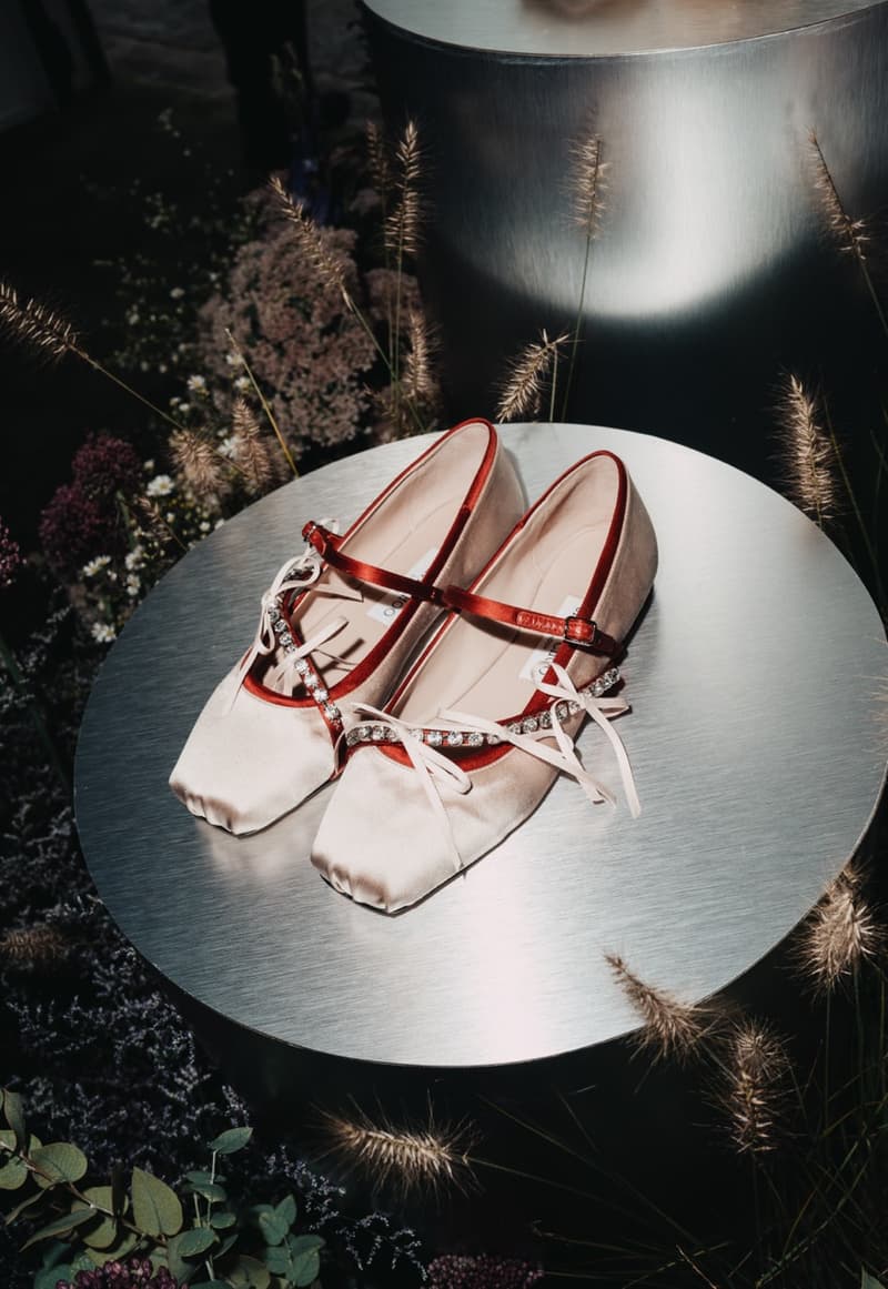 jimmy choo, spring collection, milan fashion week, pink lace ballet sneakers, scarlett pumps