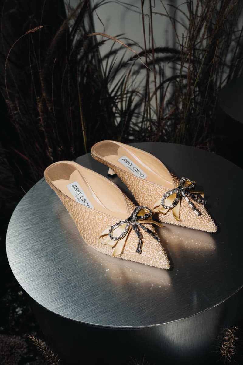 jimmy choo, spring collection, milan fashion week, pink lace ballet sneakers, scarlett pumps