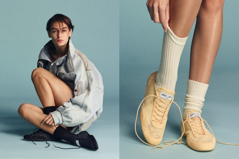 Jimmy Choo's New Lace Ballerina Sneakers Are Set To Be a Spring Must-Have