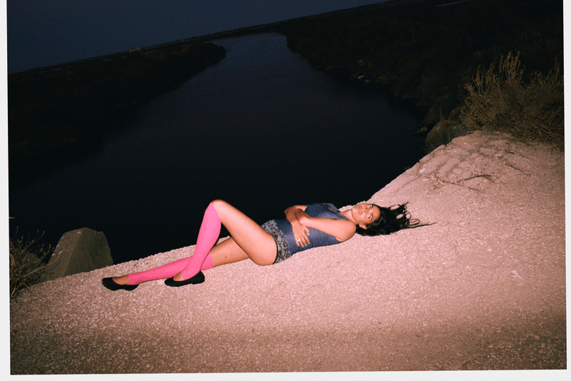 fruity booty, tights, girls, layered tank tops, pink pilates socks, 