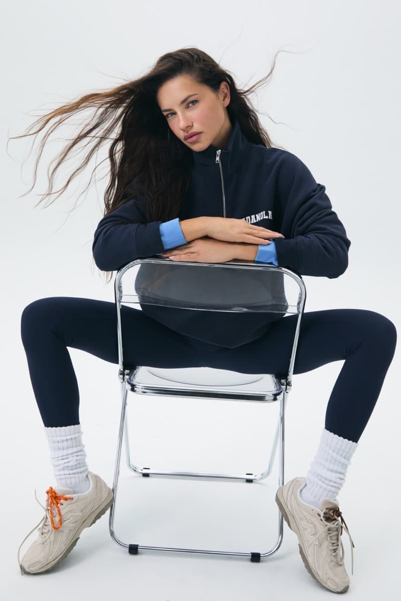 adanola, adriana lima, supermodel, tracksuit, track pants, athleisure, loungewear