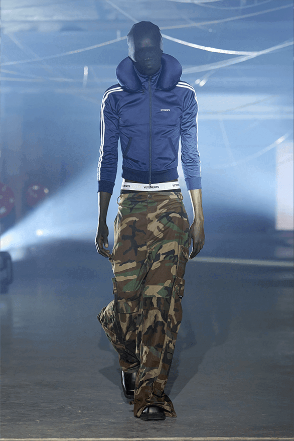 VETEMENTS, paris runway, models, body, open back dresses
