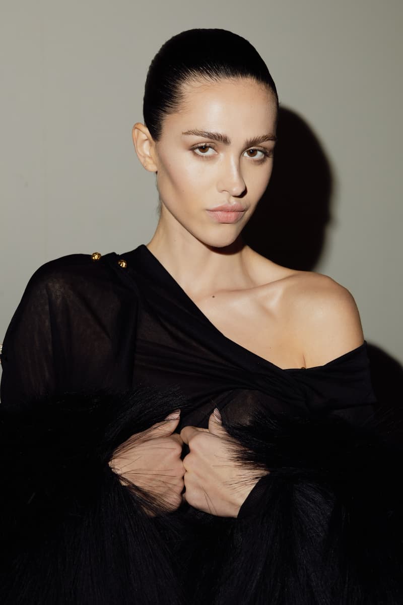 Pat McGrath, Pat McGrath Labs, Schiaparelli, Paris Fashion Week, Spring/Summer 2026, Runway Beauty, Alex Consani, Amelia Gray