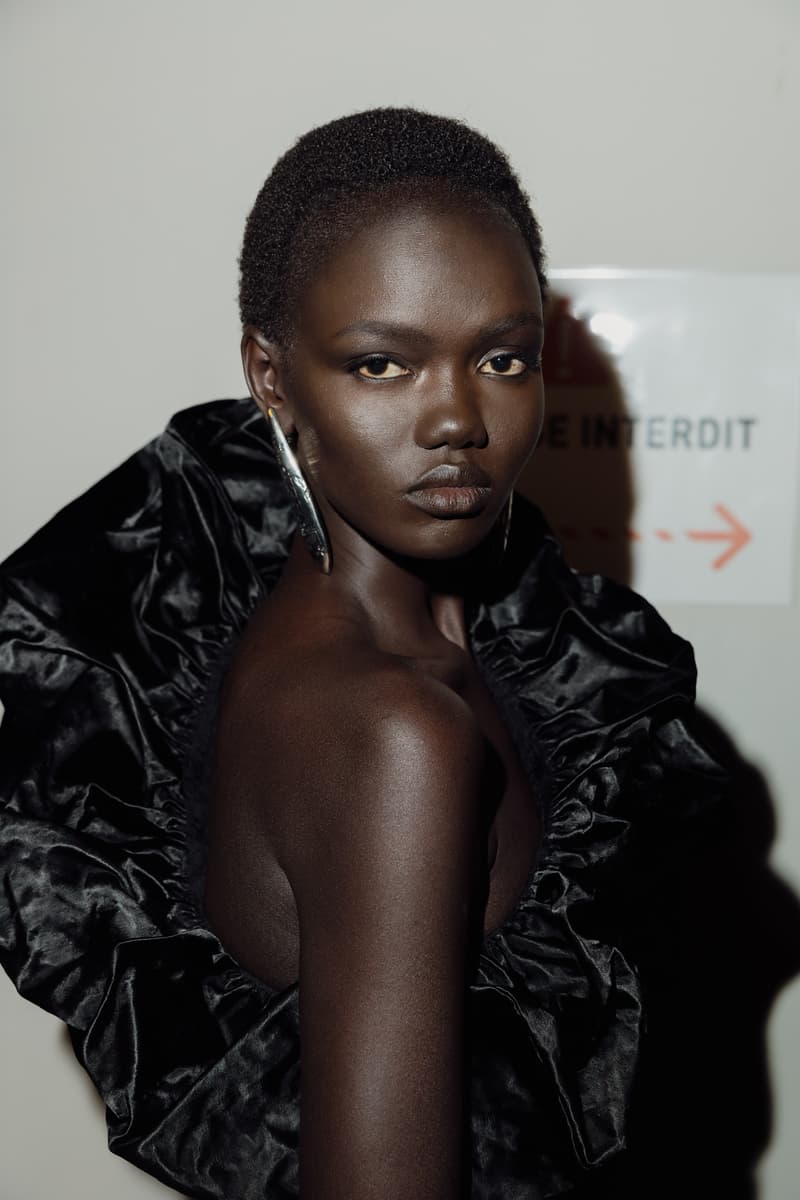 Pat McGrath, Pat McGrath Labs, Schiaparelli, Paris Fashion Week, Spring/Summer 2026, Runway Beauty, Alex Consani, Amelia Gray