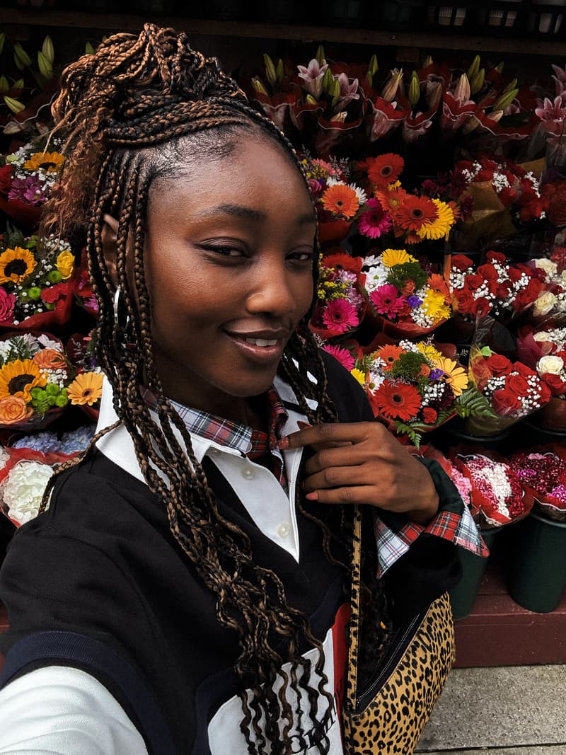 jang won young, tommy jeans, denim, girls, jackets, blazers, suede bags