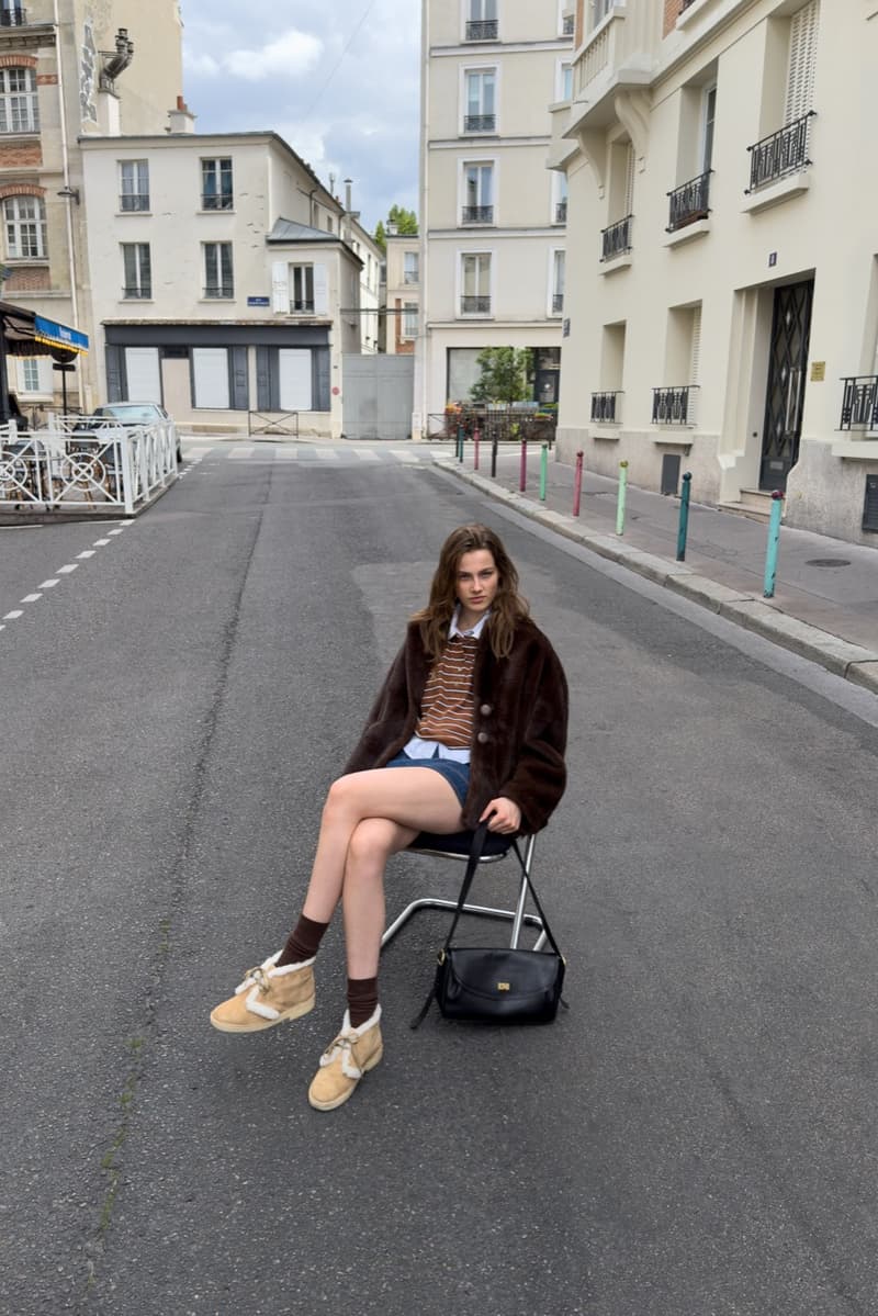 sandro, clarks, pony hair wallabee, furry desert boot, cow print boots