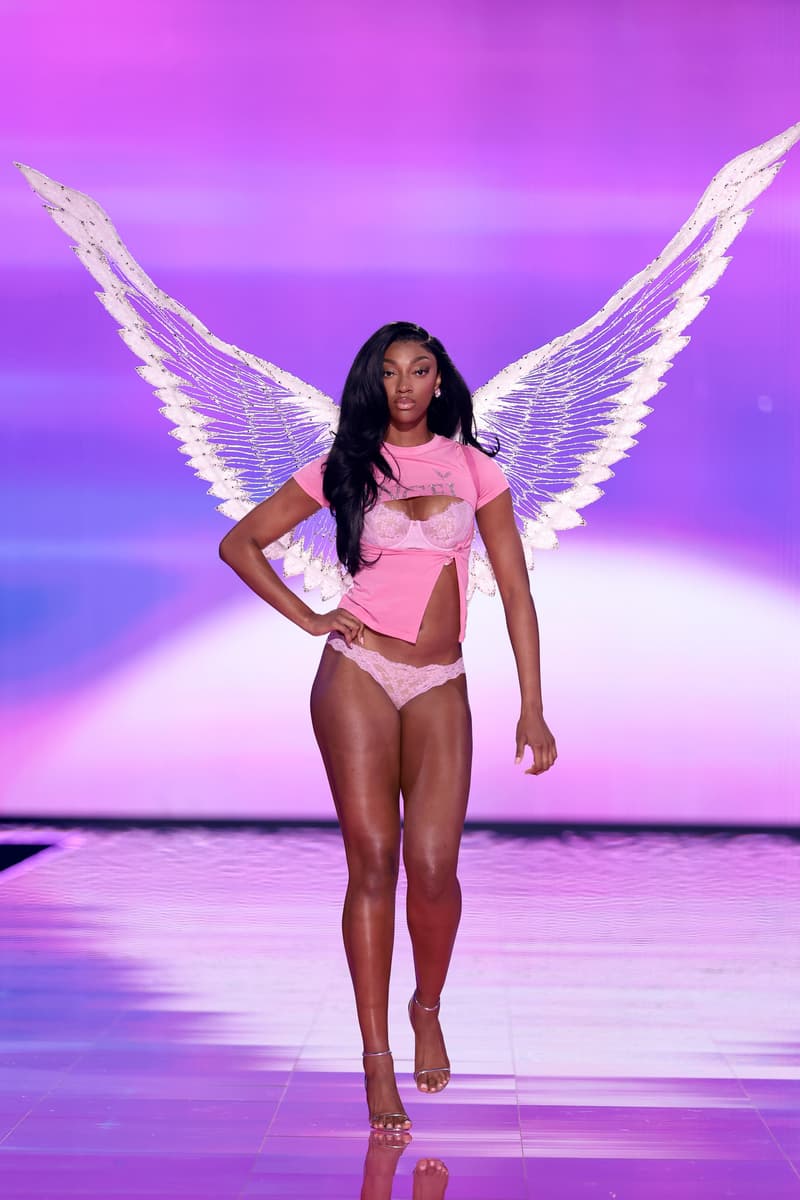 Victoria's Secret, Angel Reese, Catwalk, Runway, Lingerie, Fashion show